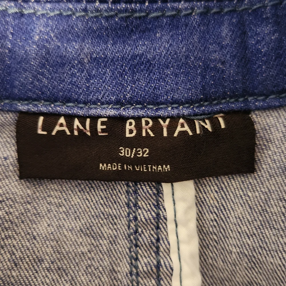 Lane Bryant Double Breasted Denim Blazer Size 30/32